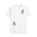 White Printed T-shirt Front
