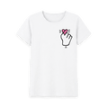White Printed T-shirt Front