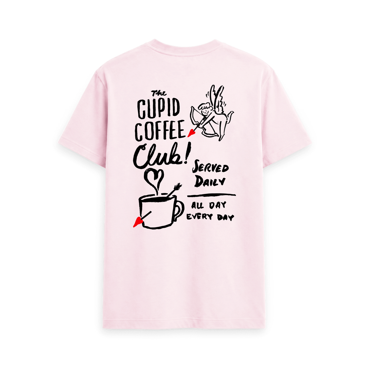 Pink Printed T-shirt Back
