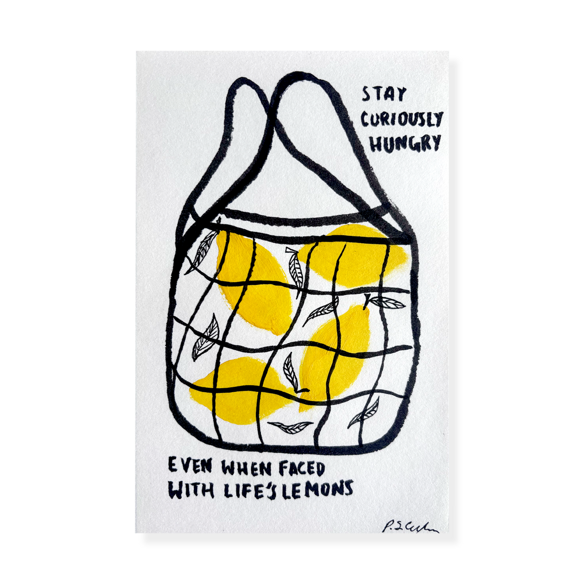 Life's Lemons Original Art Painting
