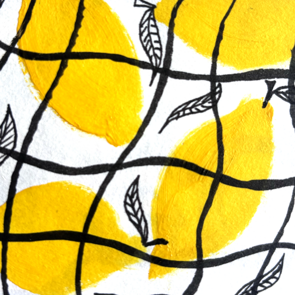 Life's Lemons Original Art Painting