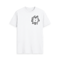 White Printed T-shirt Front