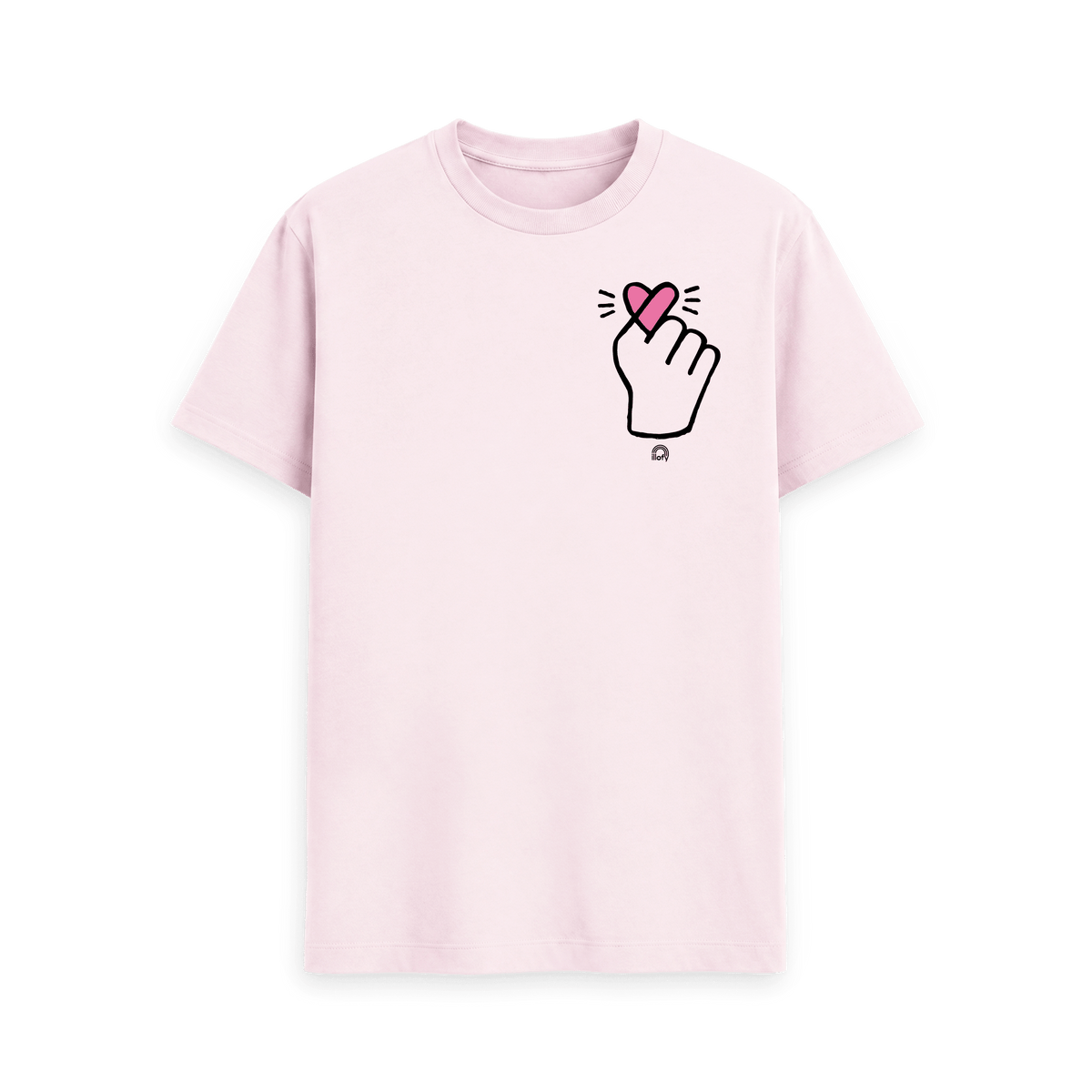 Pink Printed T-shirt Front