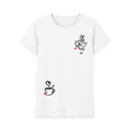 White Printed T-shirt Front