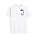 White Printed T-shirt Front