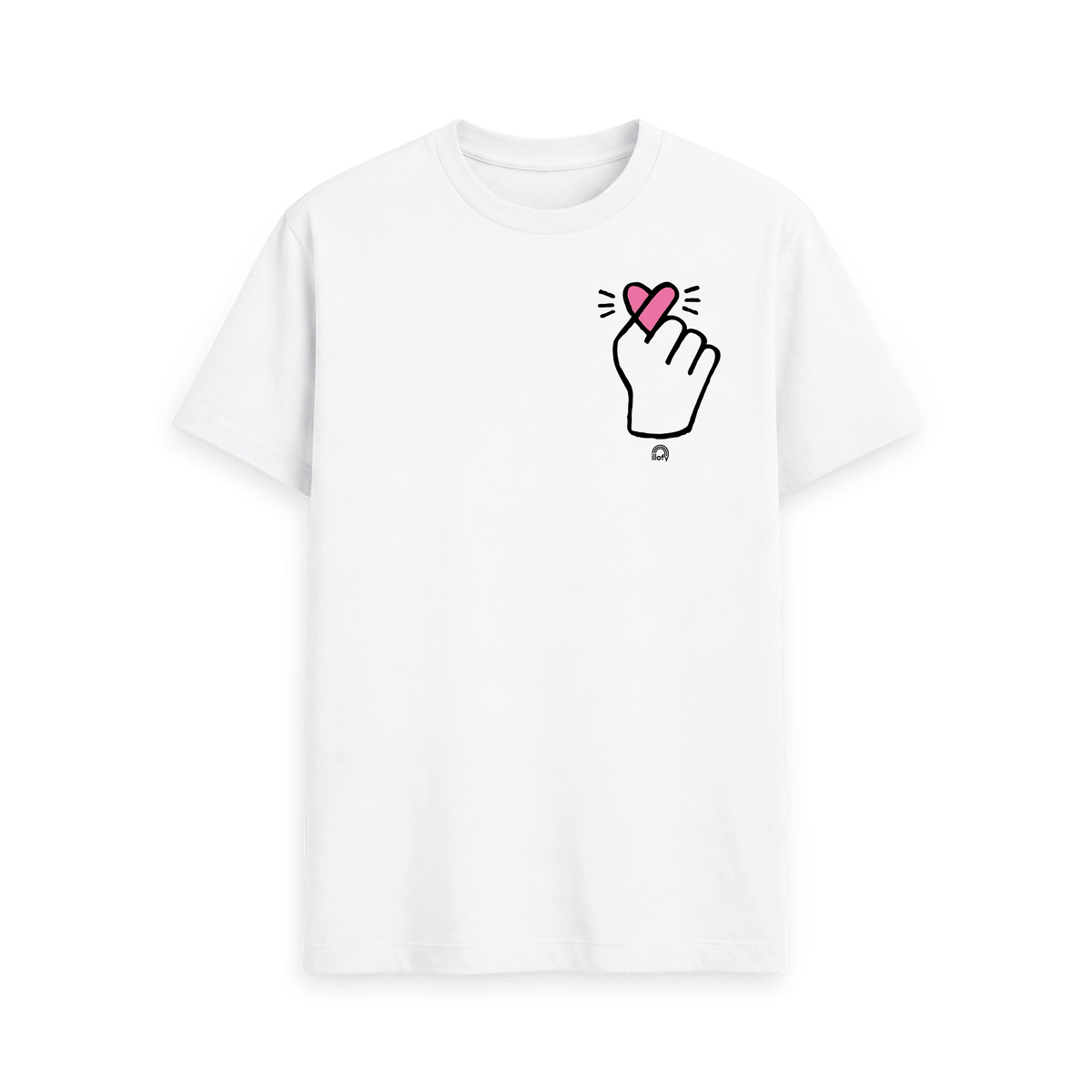 White Printed T-shirt Front