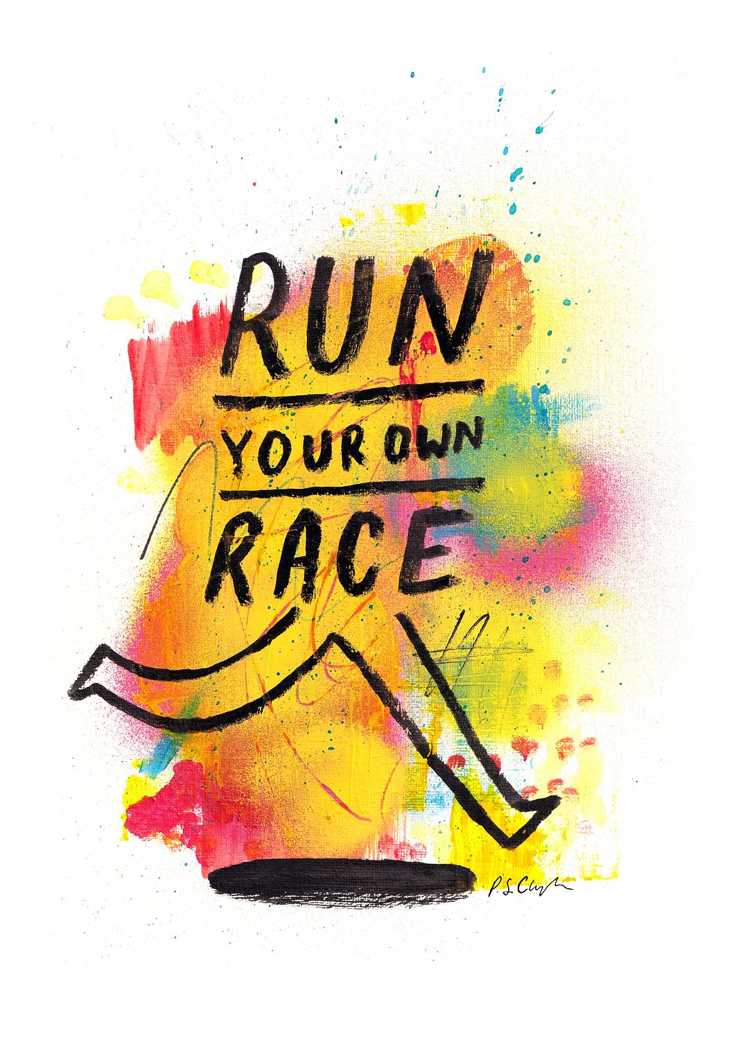 Run Your Own Race - Giclée Print