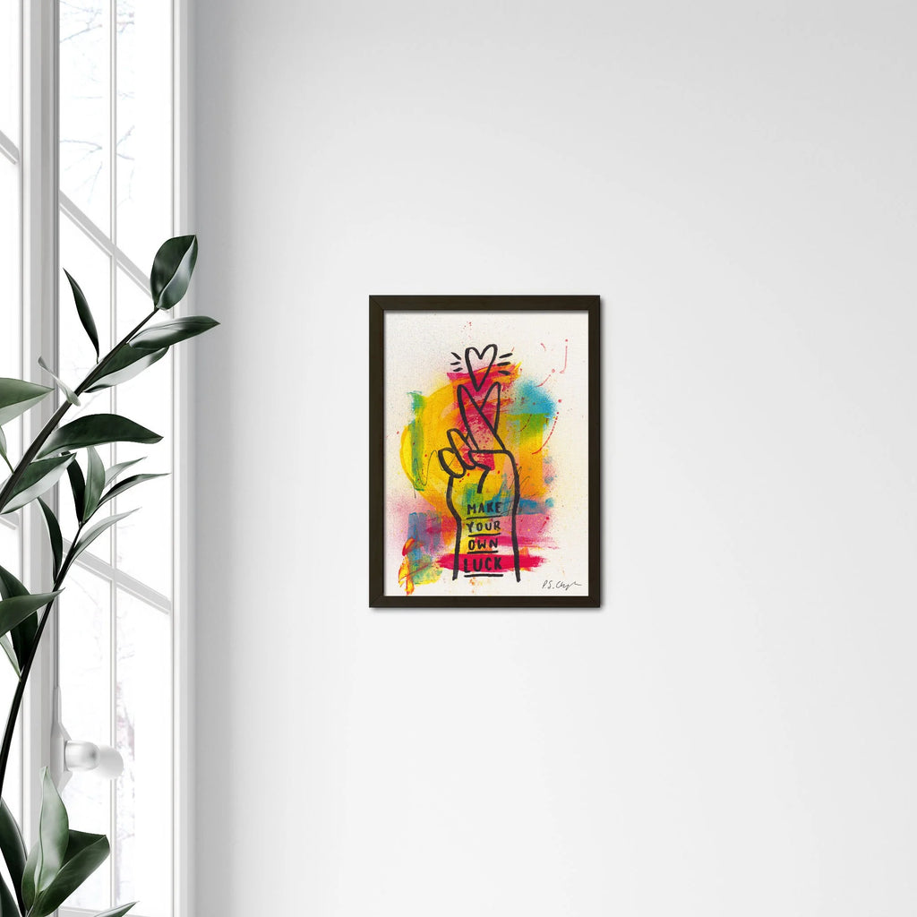 Make Your Own Luck A4 Original Art Piece
