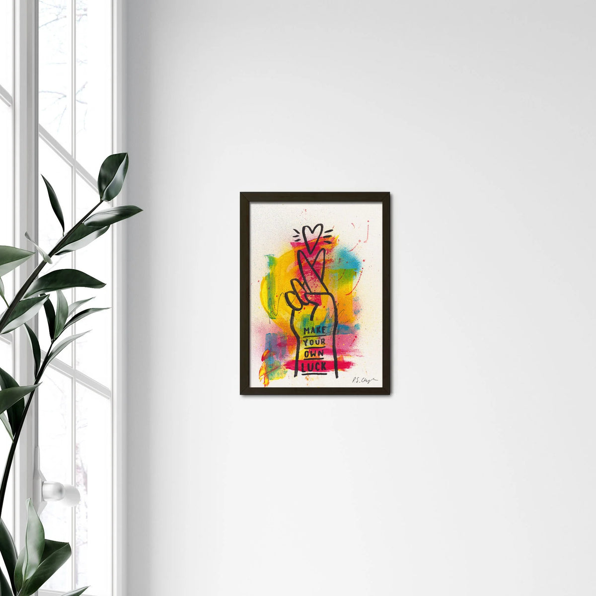 Make Your Own Luck A4 Original Art Piece