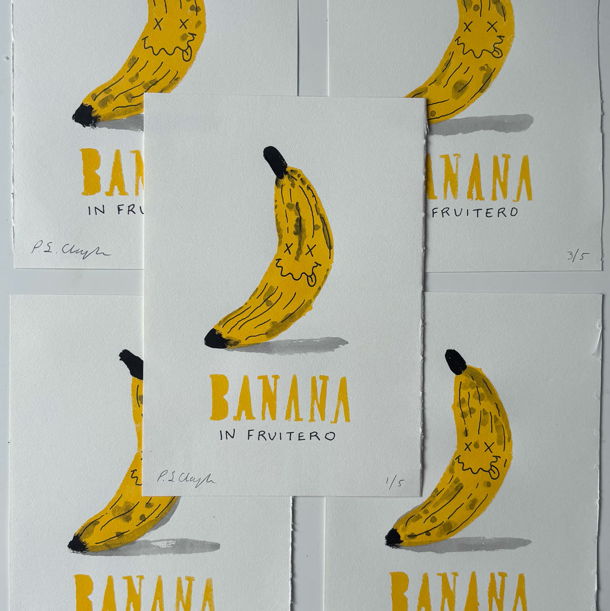 Banana In Fruitero - Limited Edition Nirvana Inspired Art
