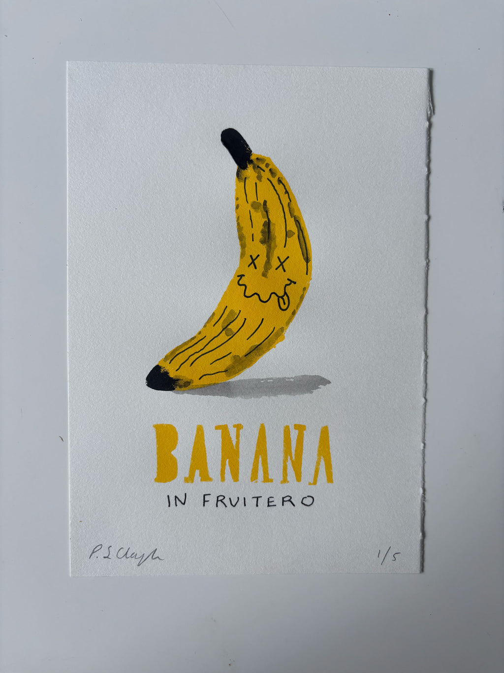 Banana In Fruitero - Limited Edition Nirvana Inspired Art